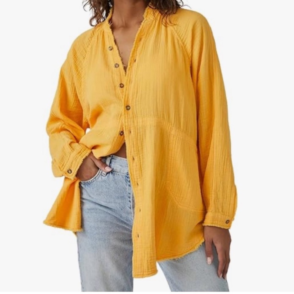 We The Free Summer Daydream buttondown shirt